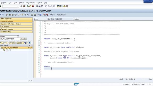 Basic Abap Oops Report - SAP ABAP смотреть онлайн