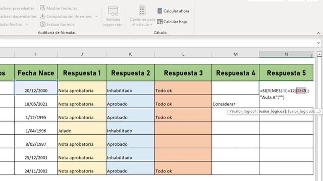 10 Ejercicios con la Función SI, Función Y, Función O en Excel смотреть онлайн