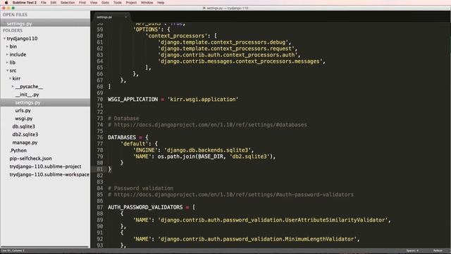 Try Django 1.10 - 5 of 40 - Start Django Project смотреть онлайн