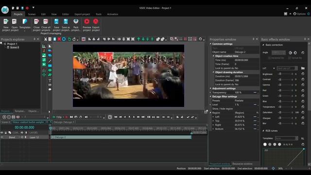 how to remove the water mark from the video | remove watermark from video | vsdc free video editor смотреть онлайн