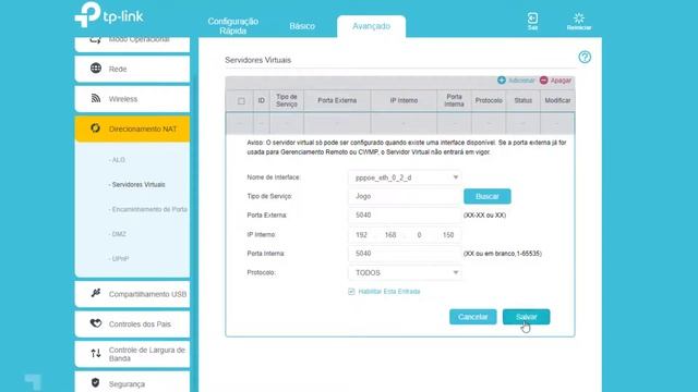 Redirecionamento De Portas / Abertura De Portas De Forma Correta - TP-Link C5
