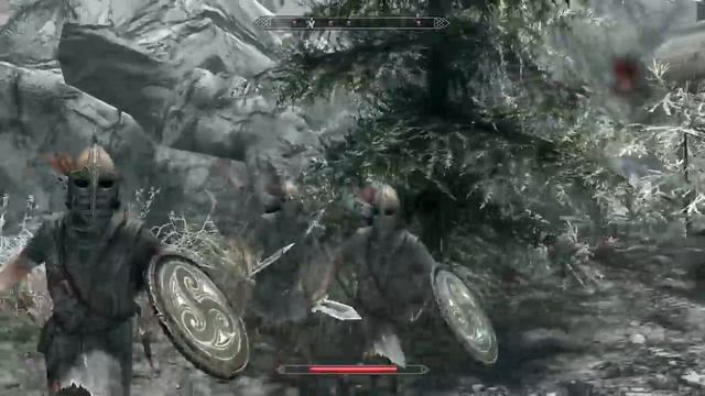 Skyrim Game Physics: Guard Swims Through The Streets смотреть онлайн