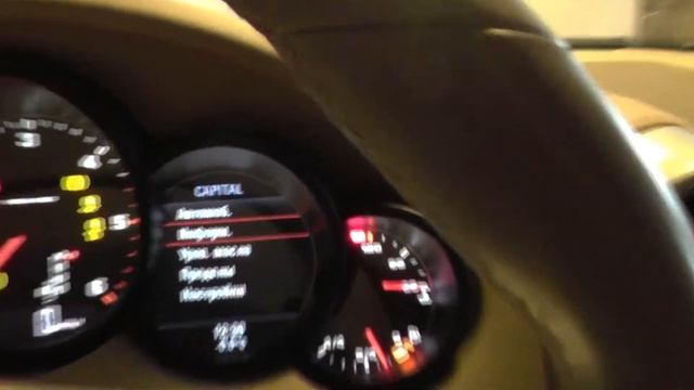 Проверка уровня масла Porche Cayenne/ Checking The Oil Level Porche Cayenne