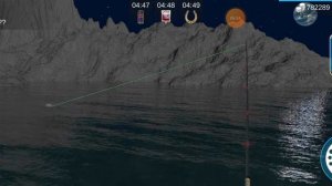 рыбалка на луне в игре  MY FISHING  WORLD