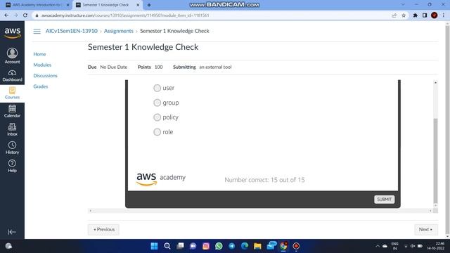 Semester 1 Knowledge Check Answers || AWS Academy Introduction to Cloud : Semester 1 смотреть онлайн
