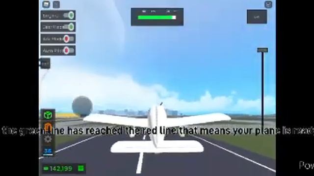 How to fly a plane in roblox airplane simulator ( MOBILE TUTORIAL) смотреть онлайн