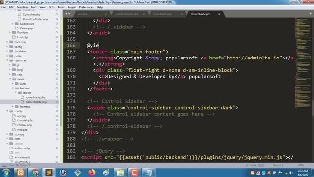 dashboard extends and section ( Laravel 6 Full project) 2020*new tips* part 12 смотреть онлайн
