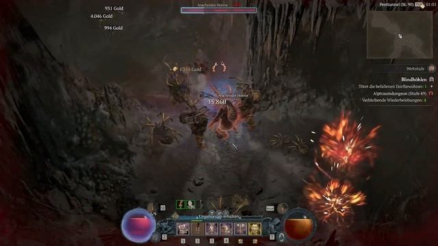 Diablo 4 Barbarian Weaponswap Build (lvl90) Whirlwind/Hop/Death blow Nightmare Dungeon 49 смотреть онлайн