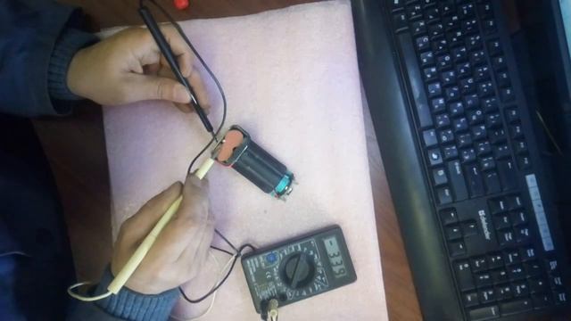 Ремонт аккумулятора от шуруповёрта Интерскол смотреть онлайн