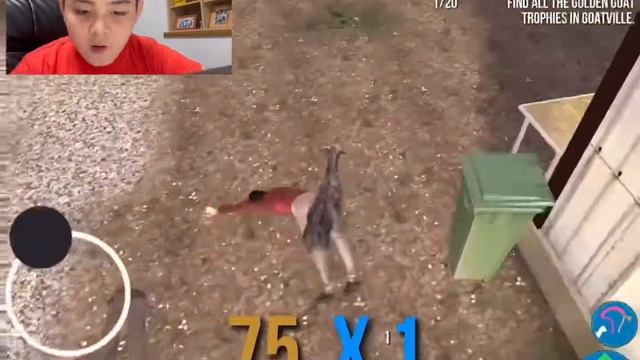 First ever gaming video playing goat simulator | Goat simulatorをやってみた смотреть онлайн