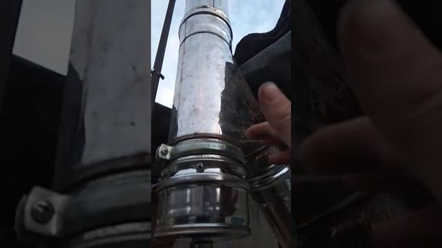 Булик 150 переделка дымохода . смотреть онлайн