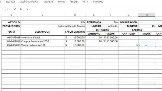 Ejercicio de Kardex con PROMEDIO PONDERADO en EXCEL con plantilla GRATIS смотреть онлайн