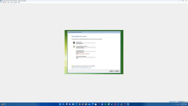 Windows Home Server 2011 - Installation in Virtualbox смотреть онлайн