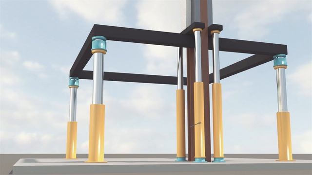 Строительство многоквартирного дома без крана | 3D визуализация | инфографика смотреть онлайн