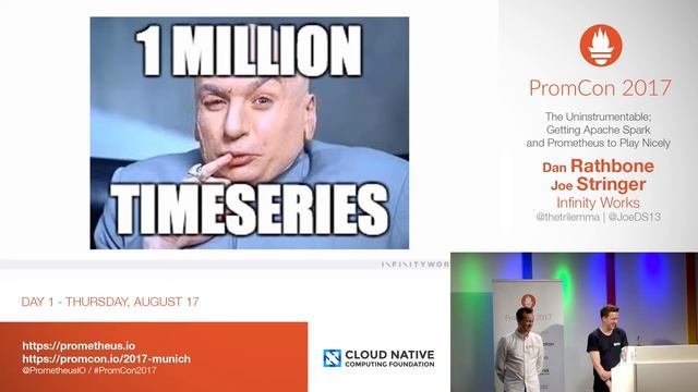 PromCon 2017: The Uninstrumentable; Getting Apache Spark and Prometheus to Play Nicely смотреть онлайн