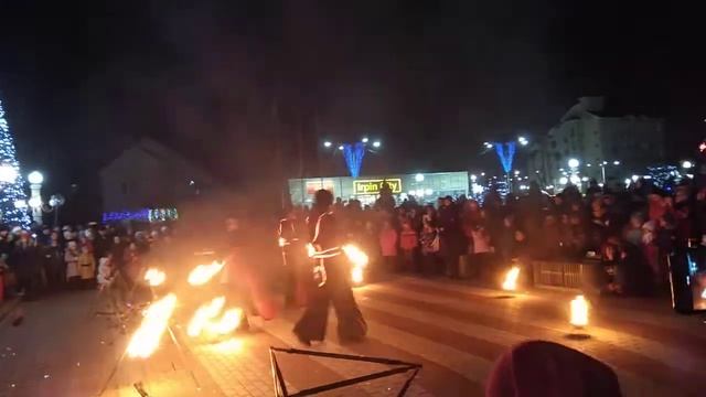 Фаер-шоу в Ирпене 01.01.2020 г. смотреть онлайн