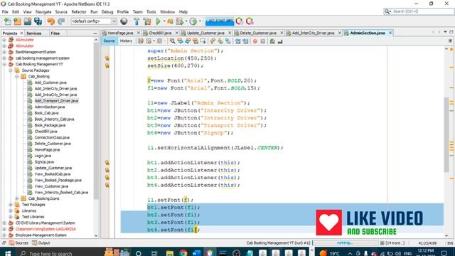 20 - Cab booking management system in java | Admin Home Page | NetBeans MySQL Database смотреть онлайн