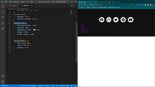 How To Add Footer in Html Website смотреть онлайн