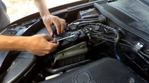 Дергается машина ауди А6С5 на газу.  Проверка работы двигателя с и без ДМРВ