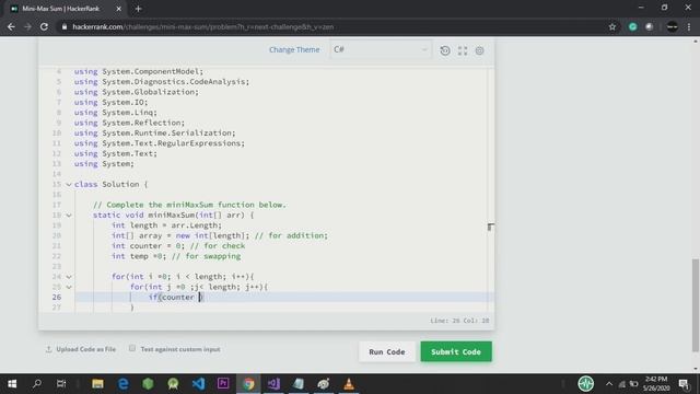 How to solve Min-Max Sum problem of HackerRank | HackerRank | Min-Max Sum смотреть онлайн