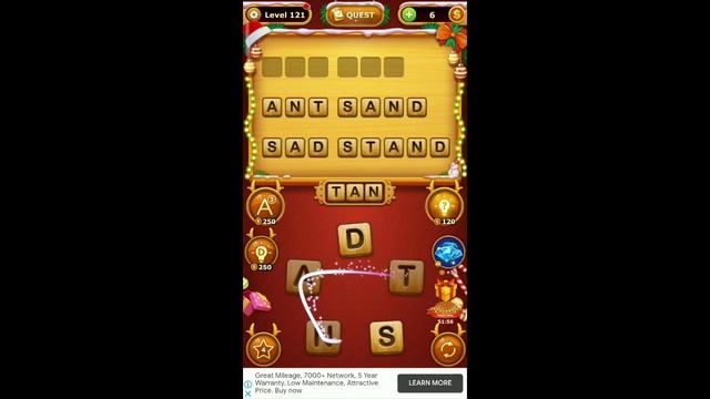 Catch tricks of Word connect game level 121 || Word connect game || All game levels completed смотреть онлайн