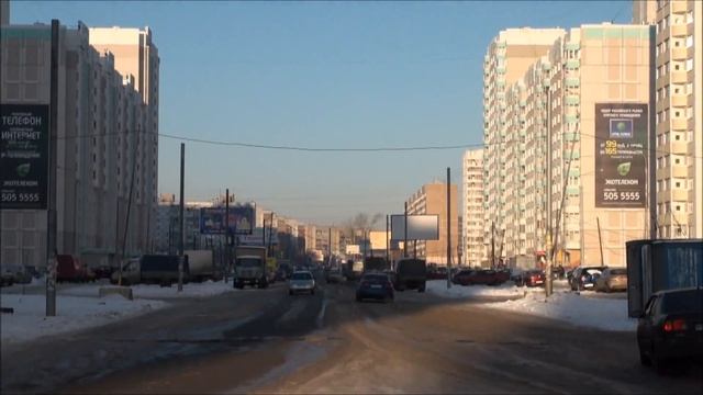 Район "Красная Горка". Люберцы. Зима. смотреть онлайн