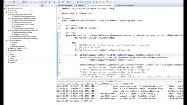Spring Boot Security - Refresh Expired JSON Web Token(JWT) смотреть онлайн