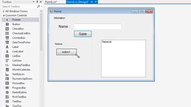 Adding Items To ListBox from TextBox in C# смотреть онлайн