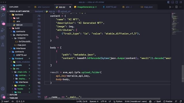 Build a AI NFT Minter | Stable Diffusion & Moralis | Moralis Blueprints смотреть онлайн