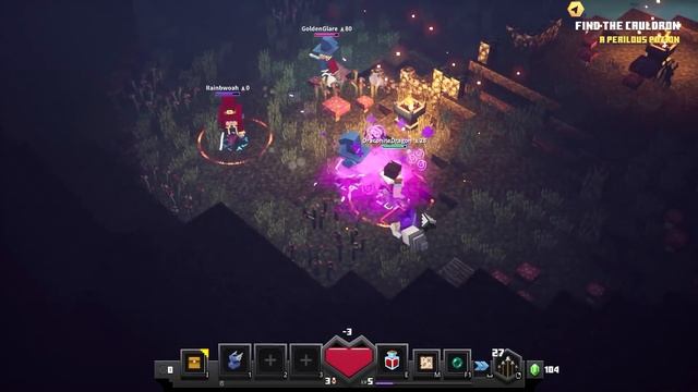 Our first time playing Minecraft Dungeons! смотреть онлайн