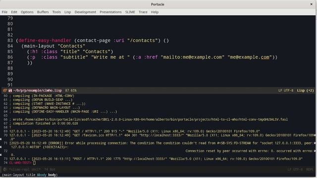 Creating beautiful HTML using CL-WHO and Bulma смотреть онлайн