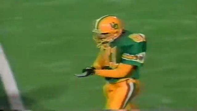 Oregon WR Ronnie Harris 23 yard reception vs. USC 9-28-1991 смотреть онлайн