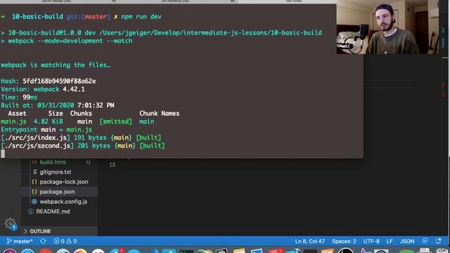 Basic Javascript Build Process: Intermediate Javascript 10 смотреть онлайн