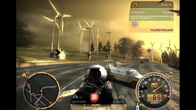 NFS Most Wanted 2005 | Concrete Mixer Truck Pursuit [steam deck gameplay] #steamdeck #gameplay смотреть онлайн