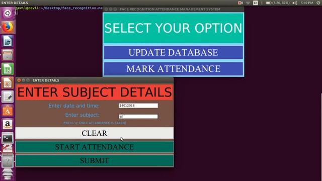 Attendance Management System using Face Recognition смотреть онлайн