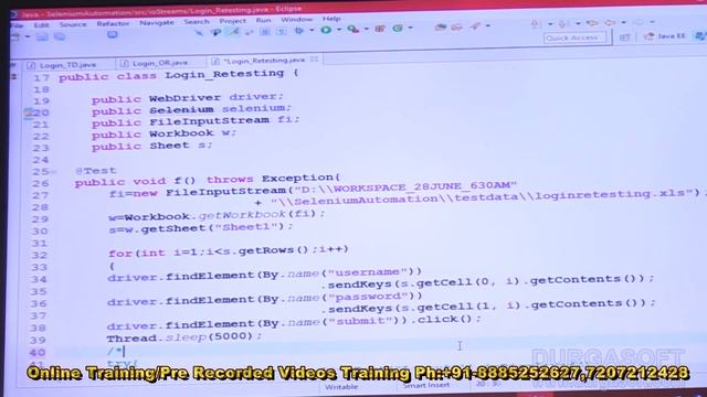 Selenium || I/O Streams || Retesting with Validation Commands by Mahesh смотреть онлайн