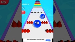 Merge Ball Race - 2048 merge balls infinty run game - Gameplay Walkthrough - Max Levels Lvl 21-40