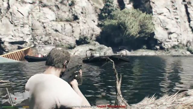 Прохождение GTA 5 на PS4, миссия 61, Под откос, [ Без комментариев ]