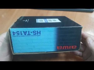 Распаковка нового плеера AIWA HS-TA154