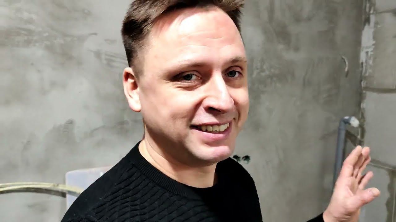 Студия для себя. Закончили штукатурку, электрику, сантехнику. Переход на малярку и плитку. смотреть онлайн