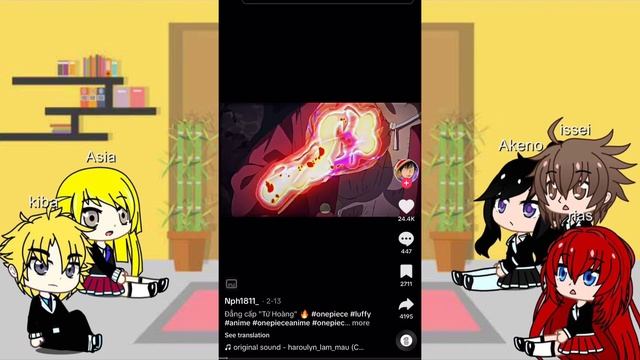 High School DxD react to Kaido | One piece | DxD | Gacha Club смотреть онлайн