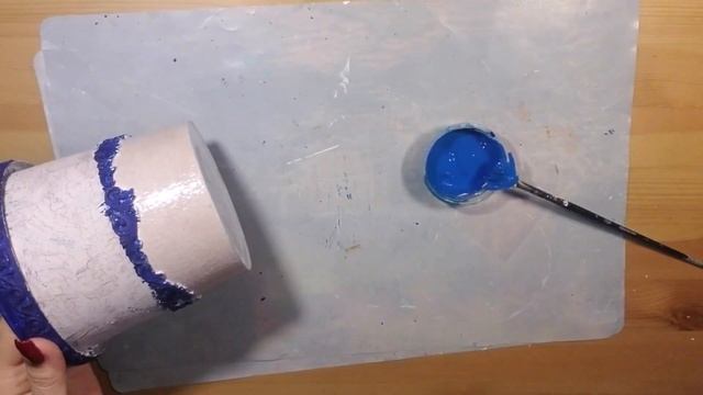 Цветочный горшок из банки. Неудачный кракелюр( DIY. Cache-pot from the can. смотреть онлайн