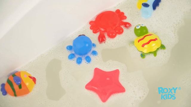 Игрушки для ванной Морские обитатели смотреть онлайн