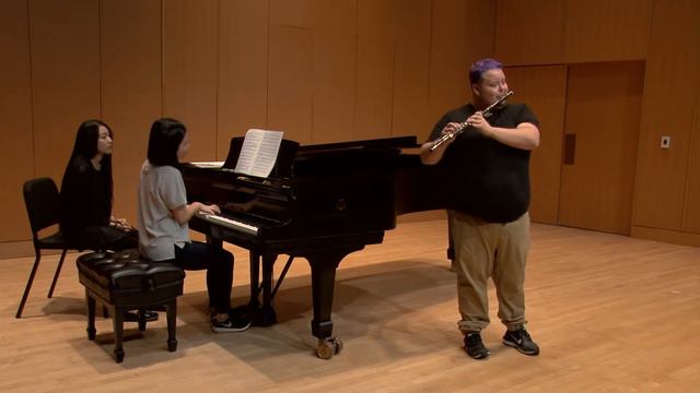 Sonata for Flute and Piano by Geoffrey Allen Mvt. 2 Adagio solenne смотреть онлайн