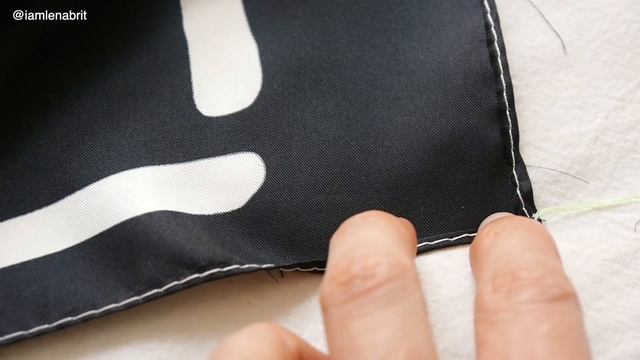 Мой искусный способ обработать край шелкового платка на швейной машине ❤️ смотреть онлайн