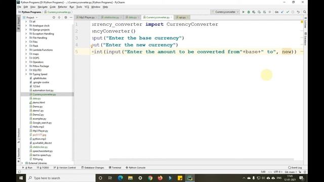 Currency Converter in Python | 111 Day code Challenge | Programming with Gautam смотреть онлайн