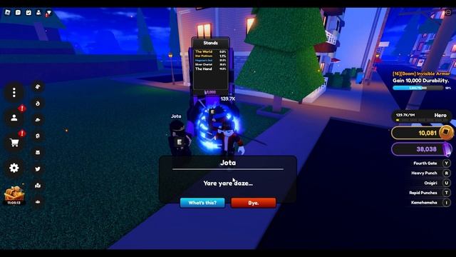 Anime Fighting Simulator X : How To Get Stands | Roblox смотреть онлайн