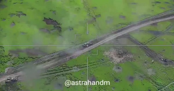 Удар Ланцетом по Leopard 2A6 ВСУ на Запорожском напр/Strike at the AFU Leopard 2A6 by Lancet