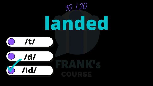 ED pronunciation t d or id Quiz | Learn how to pronounce regular verbs in past смотреть онлайн