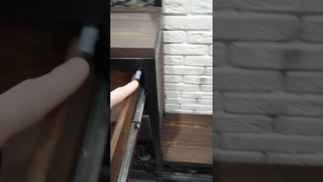 Выдвижные шкафы из фанеры с толкателем в прихожей лофт смотреть онлайн